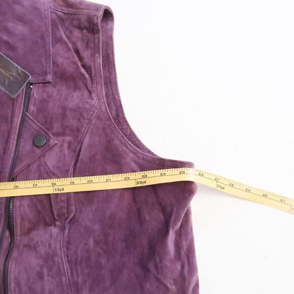 Hal Rubenstein Leather Vest Size 3X - Picture 11 of 12